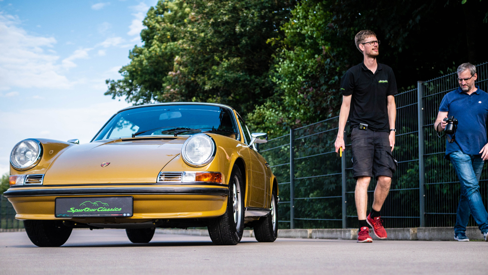 Rollout: Porsche 911S Targa Ölklappenmodell - Ein 11er lernt laufen...