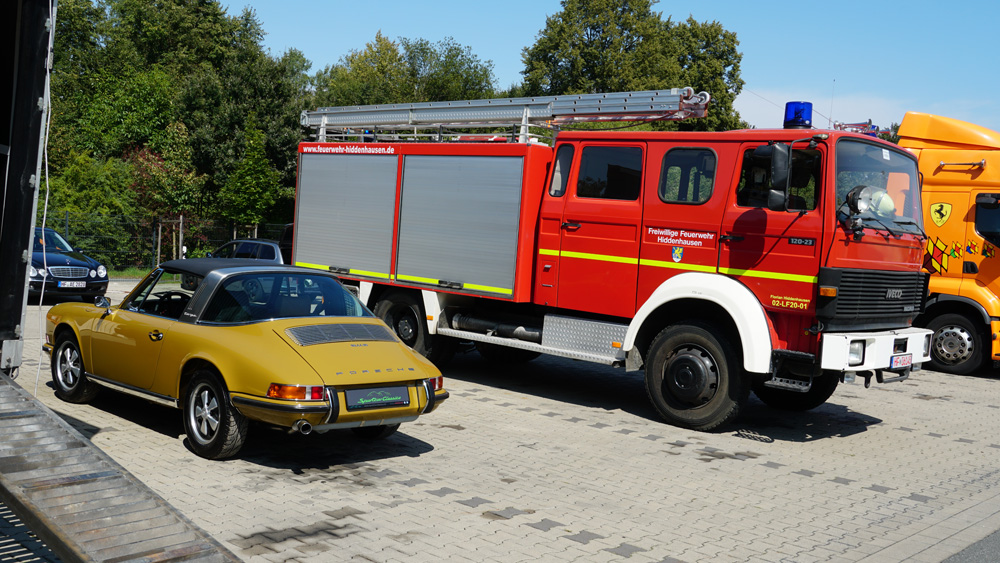 Rollout: Porsche 911S Targa Ölklappenmodell - Ein 11er lernt laufen...